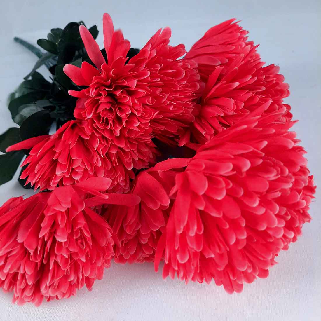Artificial Flowers Bunch- Apkamart #color_Red