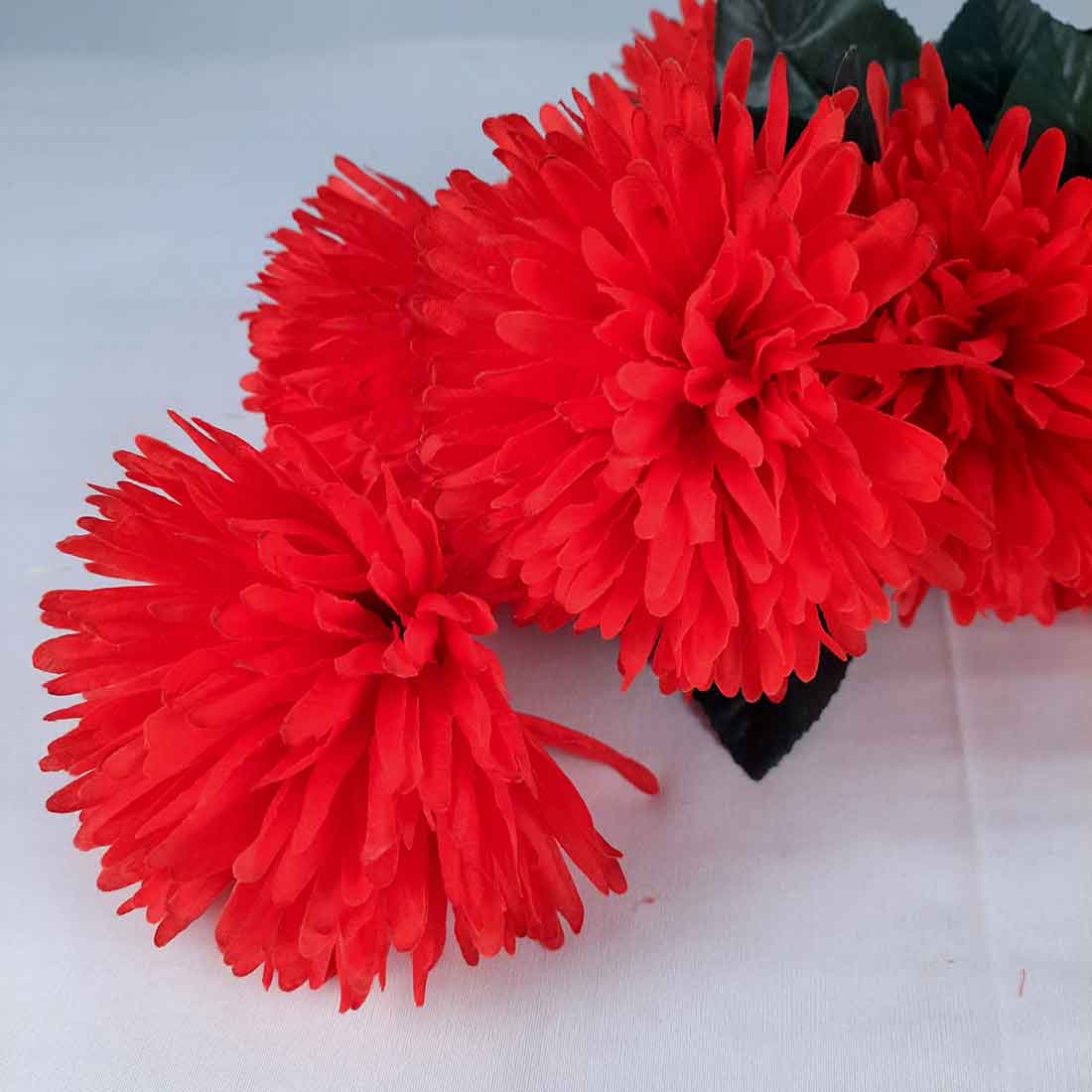 Artificial Flowers Bunch- Apkamart #color_Red