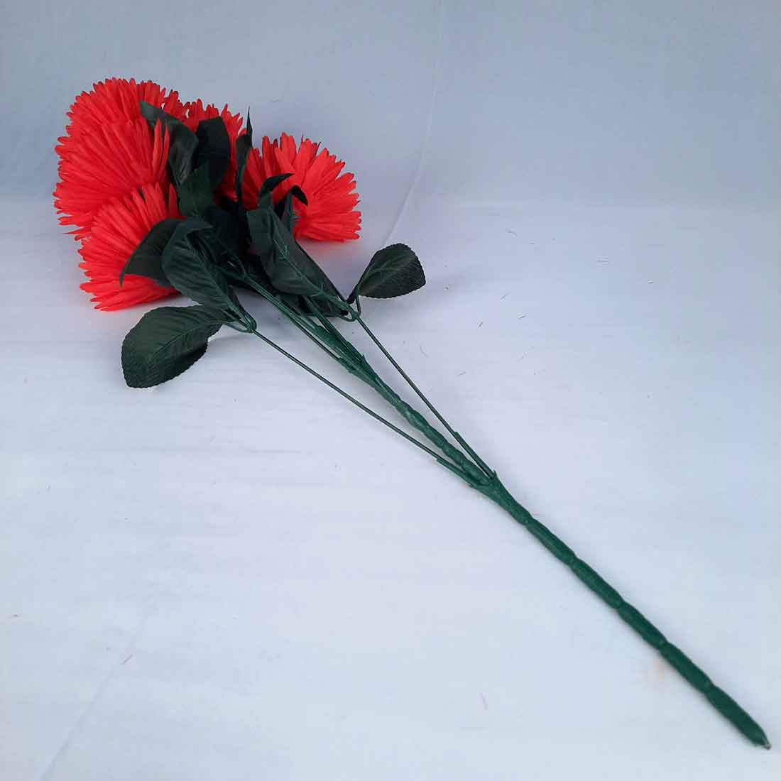 Artificial Flowers Bunch- Apkamart #color_Red