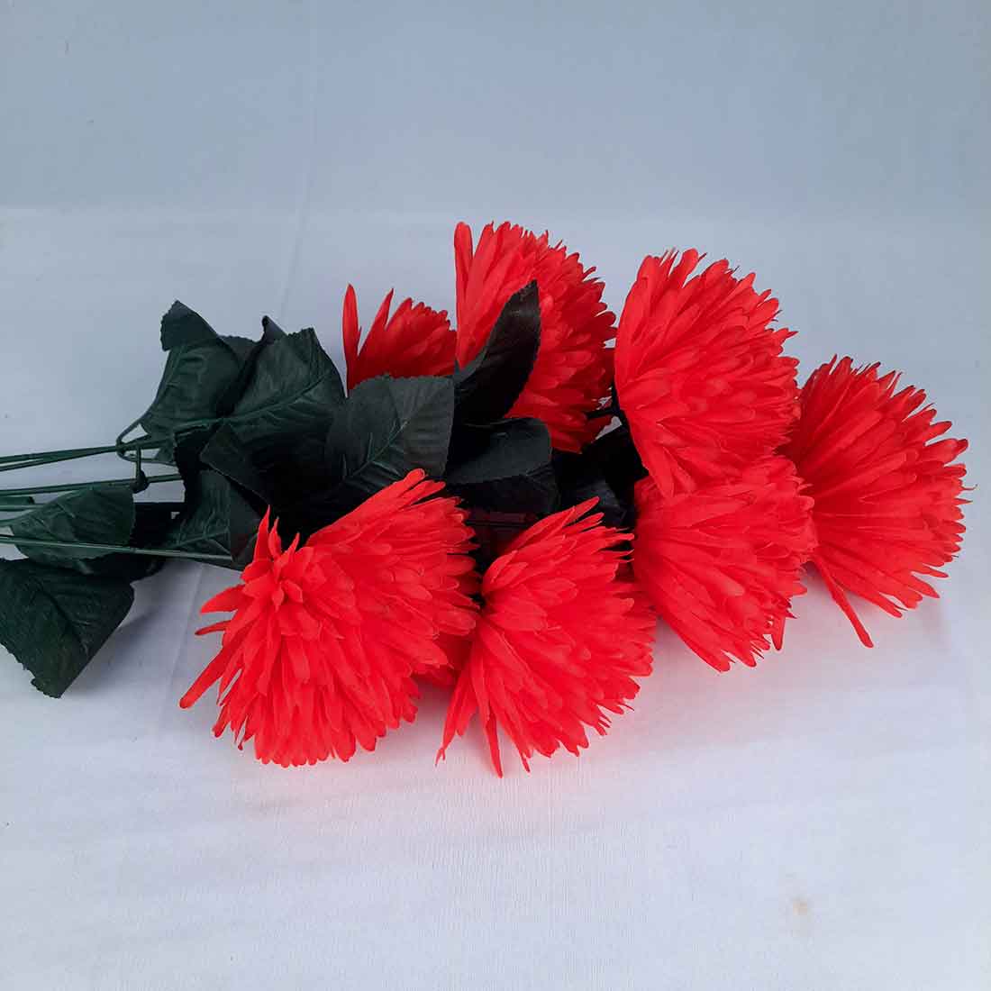 Artificial Flowers Bunch- Apkamart #color_Red
