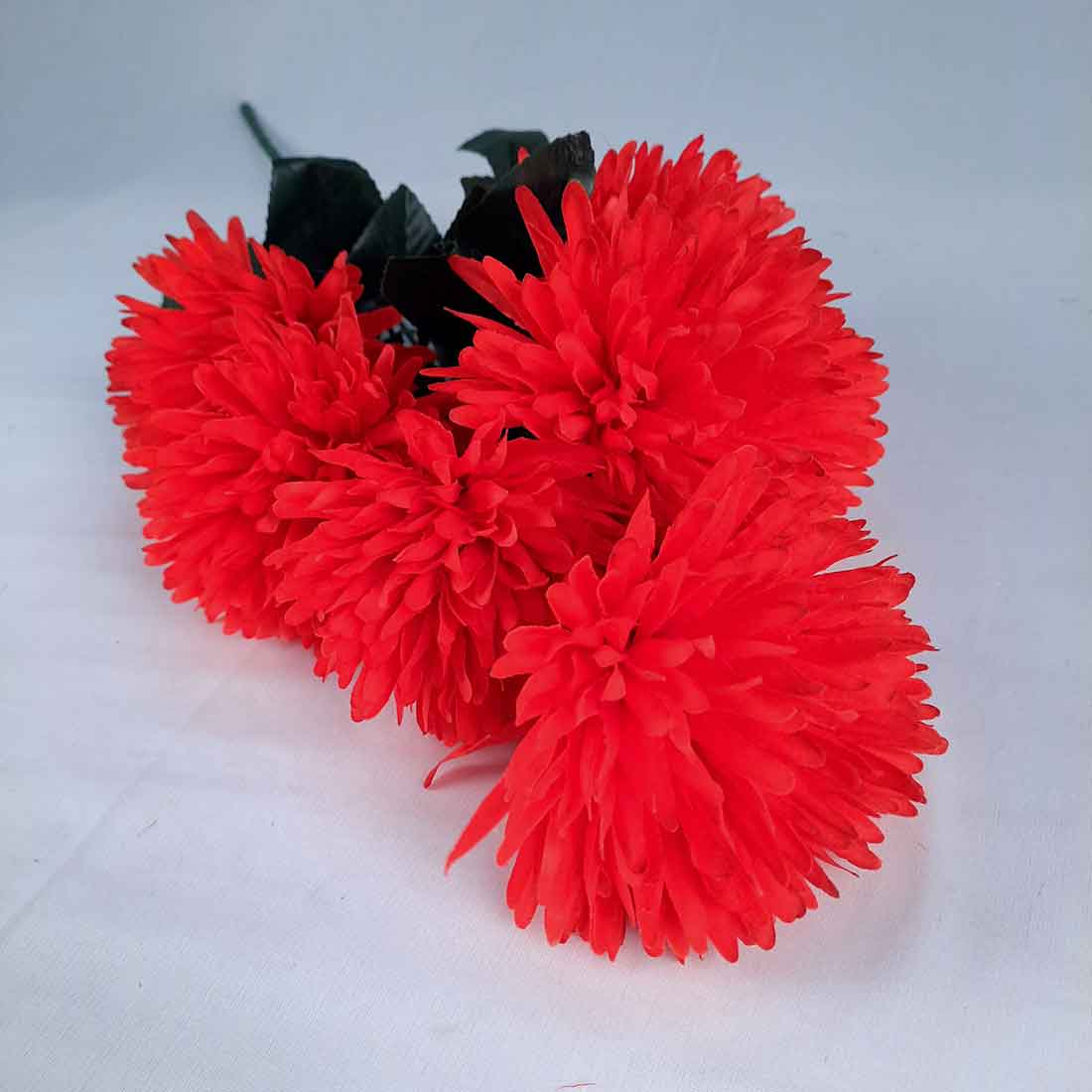 Artificial Flowers Bunch- Apkamart #color_Red