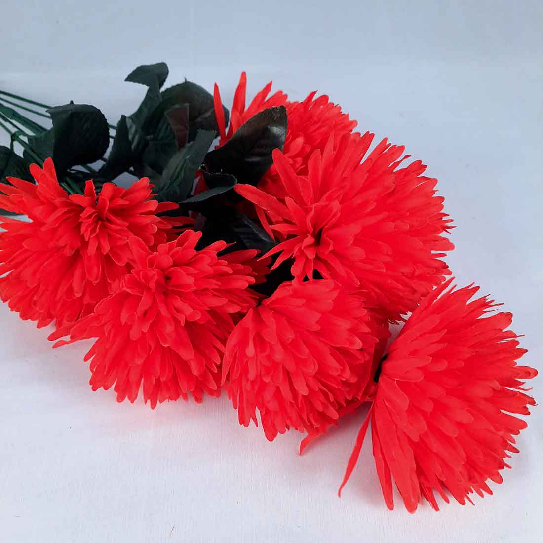 Artificial Flowers Bunch- Apkamart #color_Red