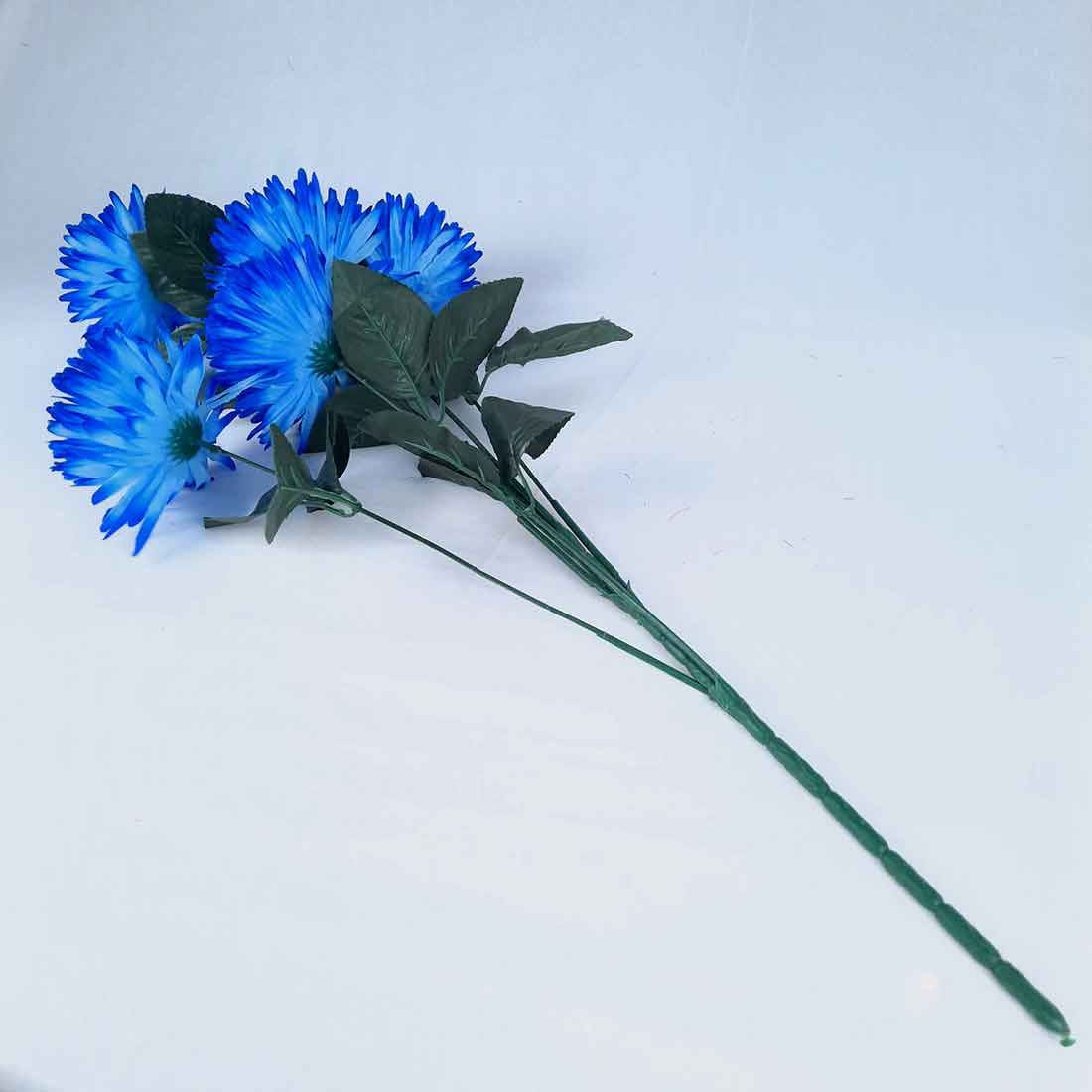 Artificial Flowers Bunch- Apkamart #color_Blue