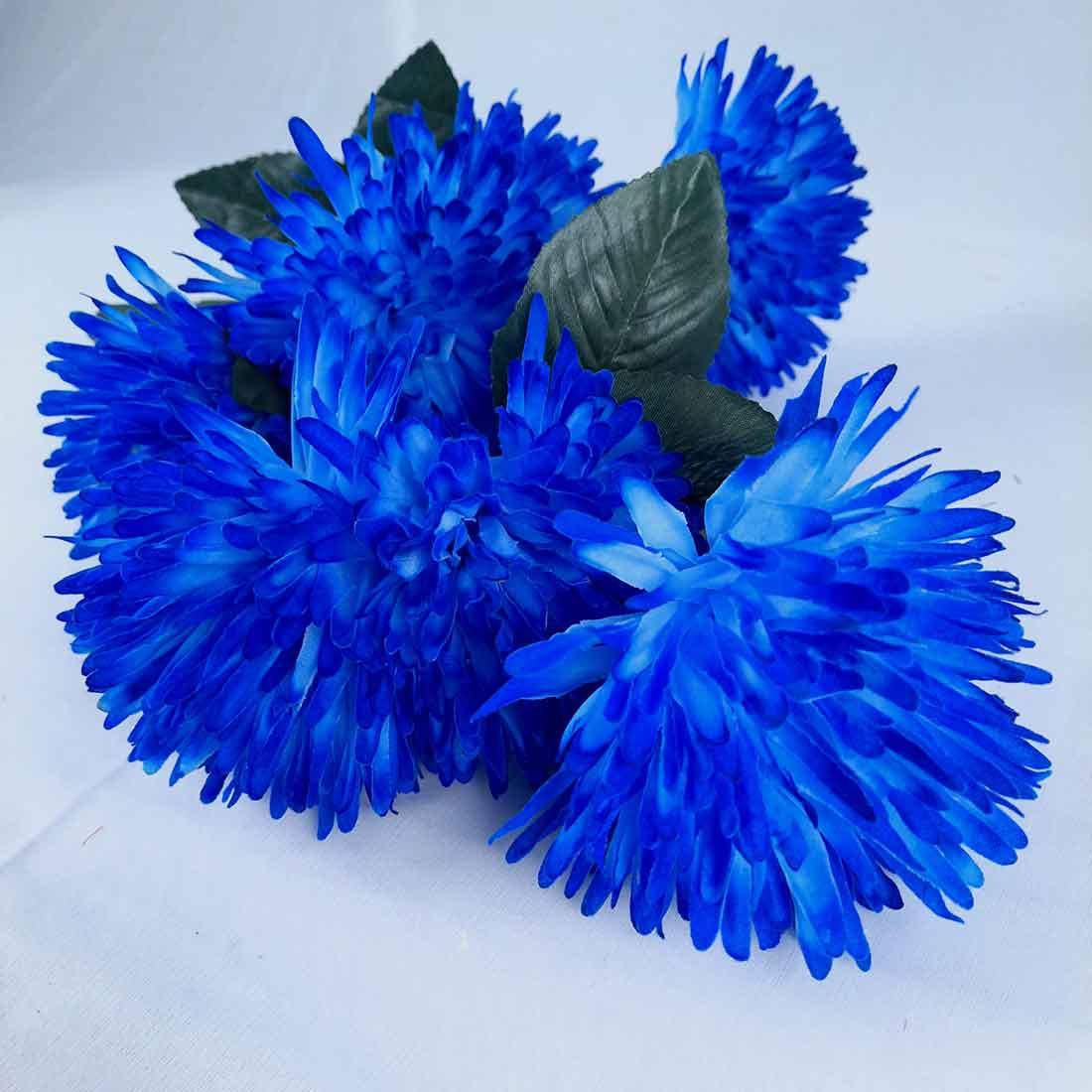 Artificial Flowers Bunch- Apkamart #color_Blue