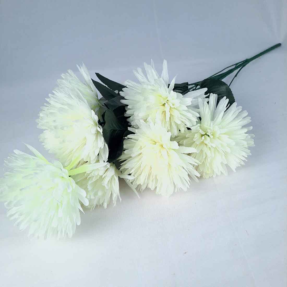 Artificial Flowers Bunch- Apkamart #color_White