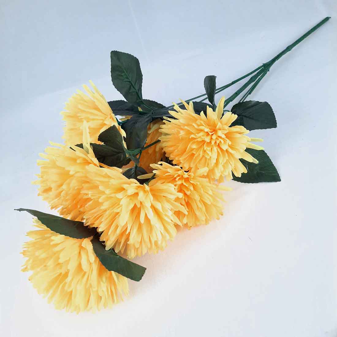 Artificial Flowers Bunch- Apkamart #color_Yellow