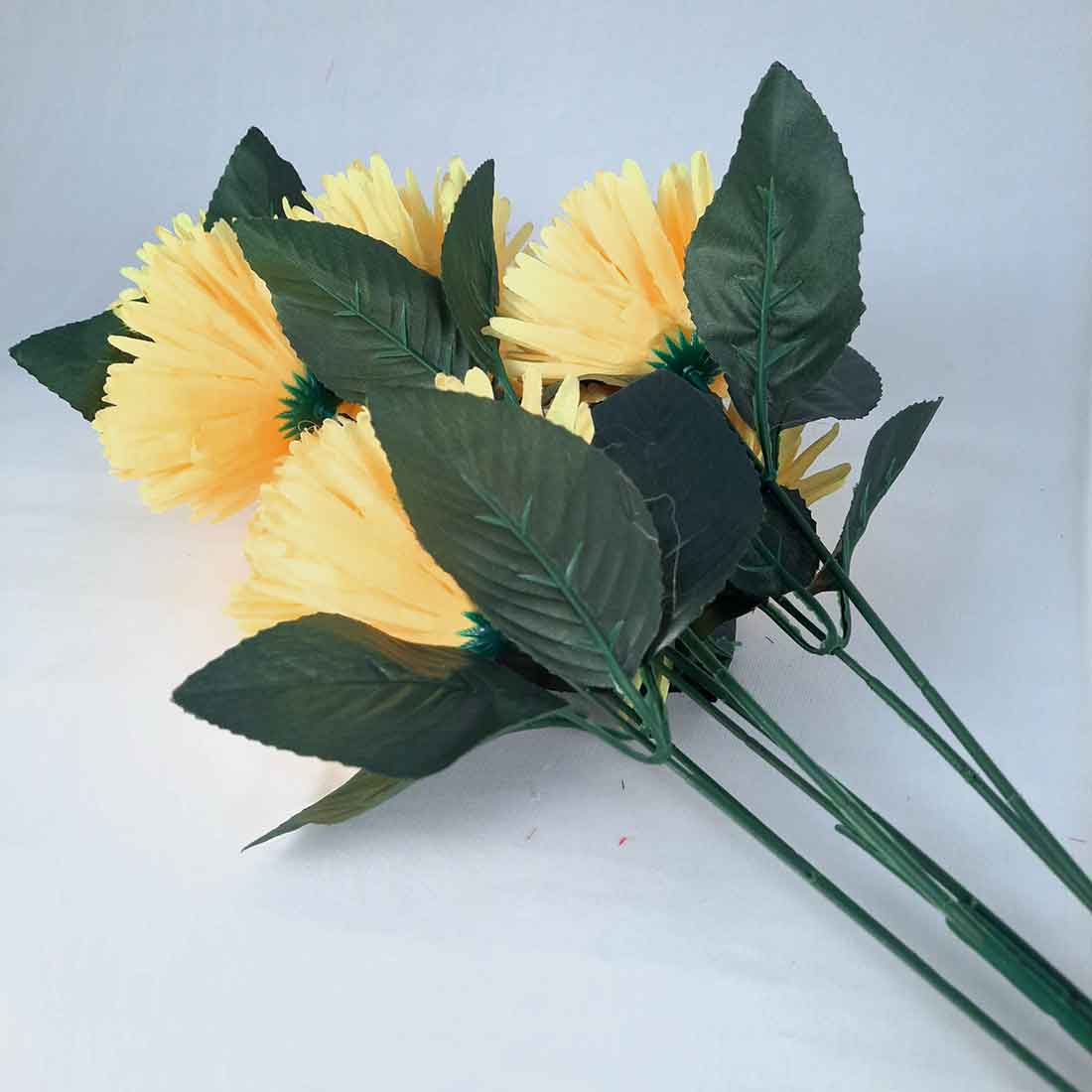 Artificial Flowers Bunch- Apkamart #color_Yellow