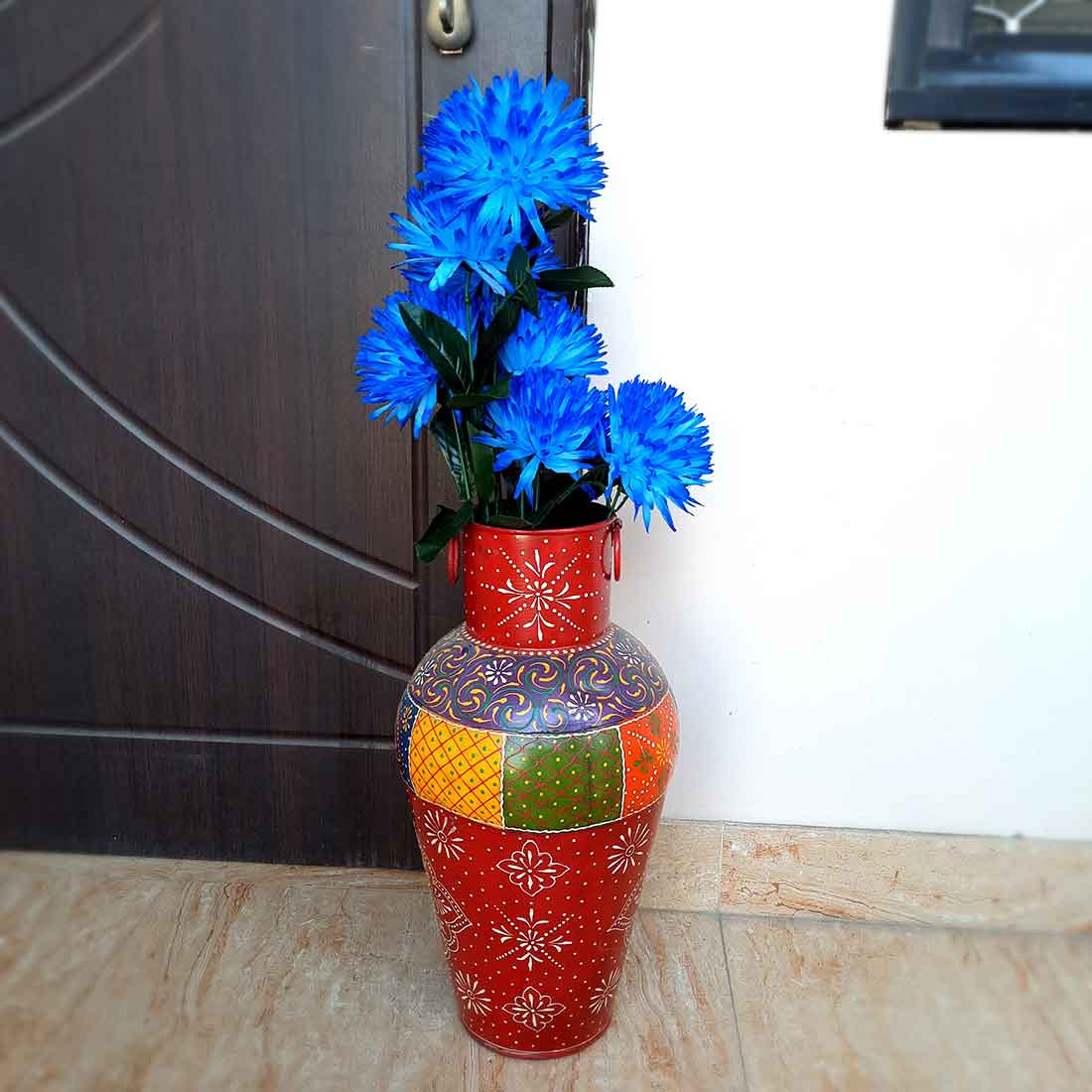 Artificial Flowers Bunch- Apkamart #color_Blue