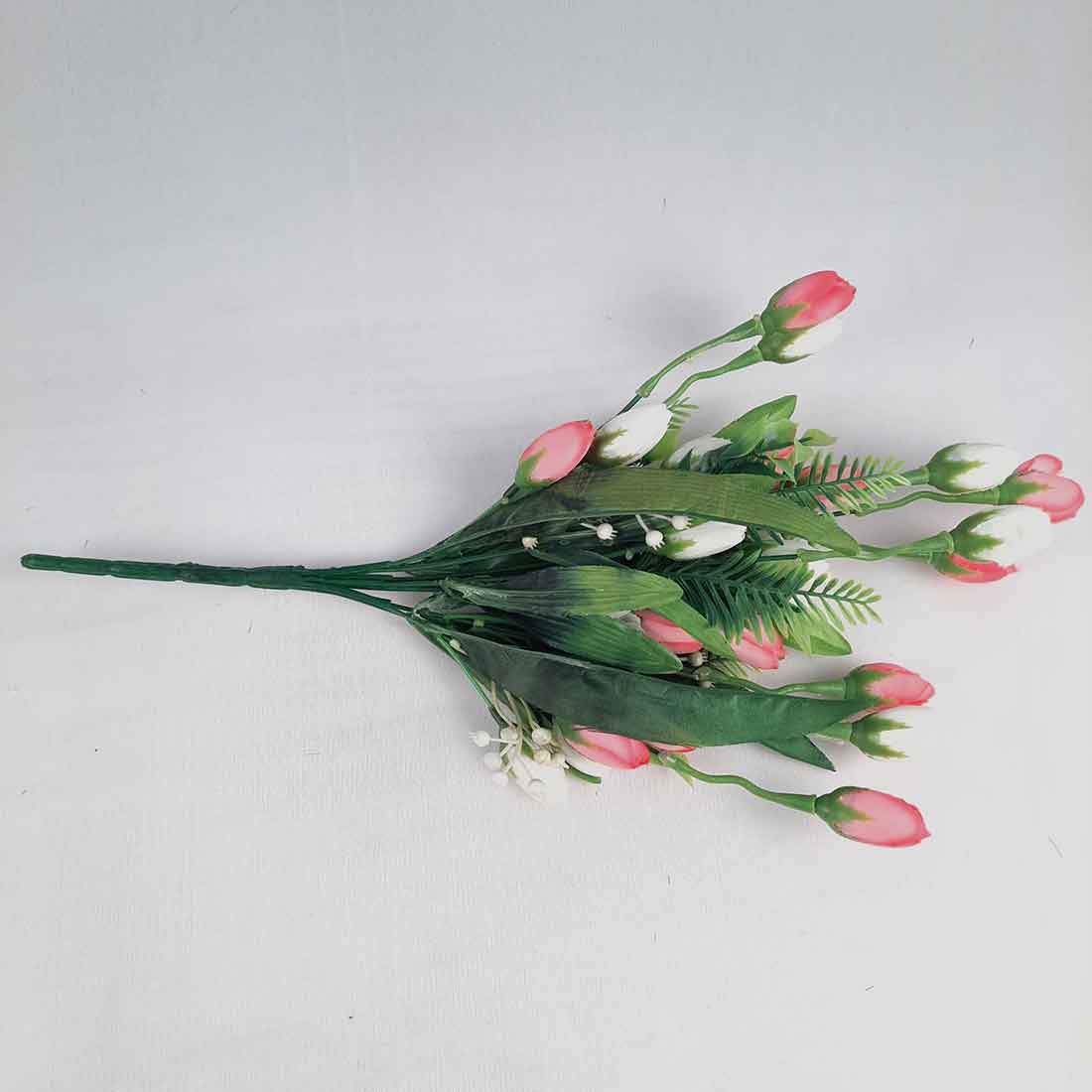 Artificial Flower Bunch- Apkamart #color_Light Pink