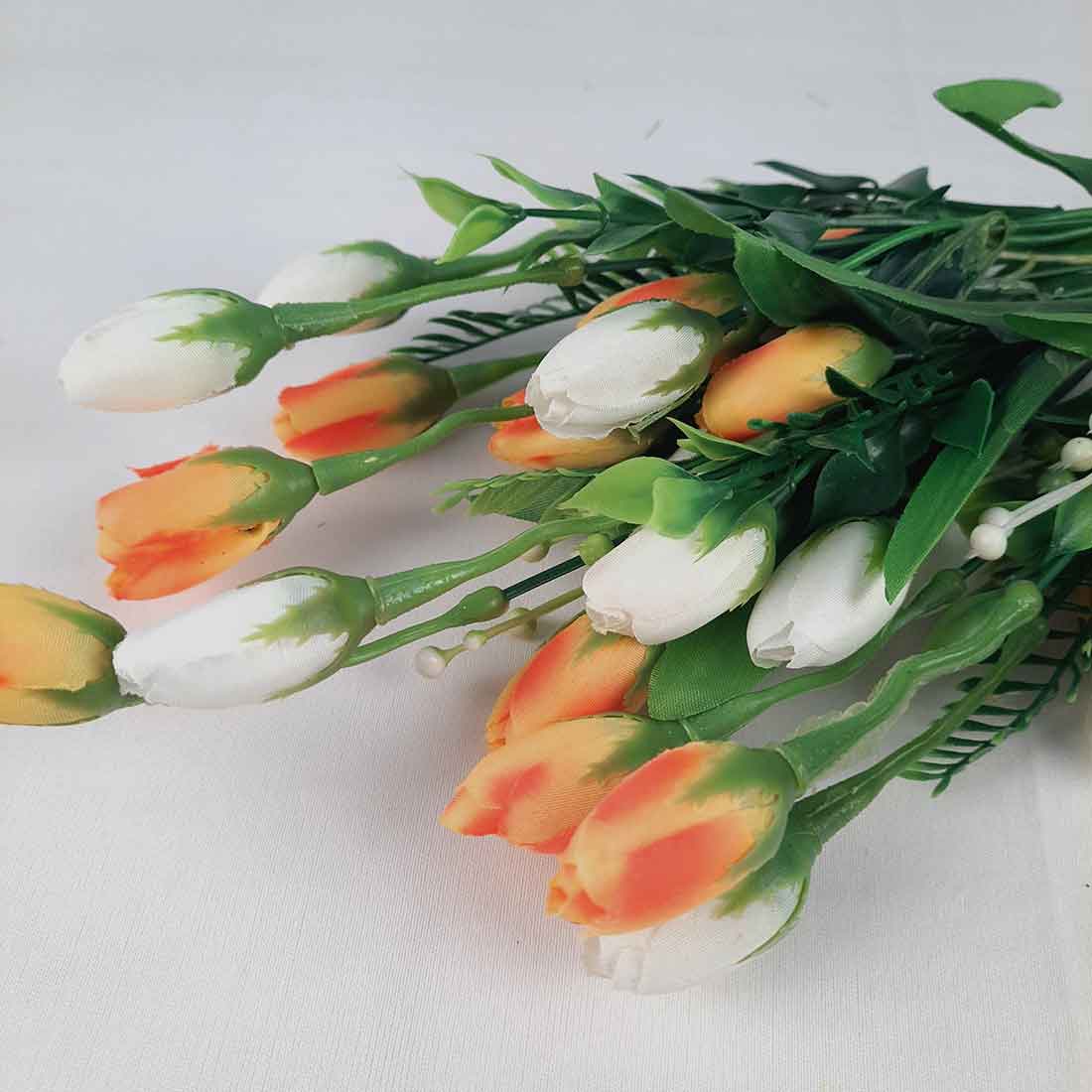 Artificial Flower Bunch- Apkamart #color_Orange