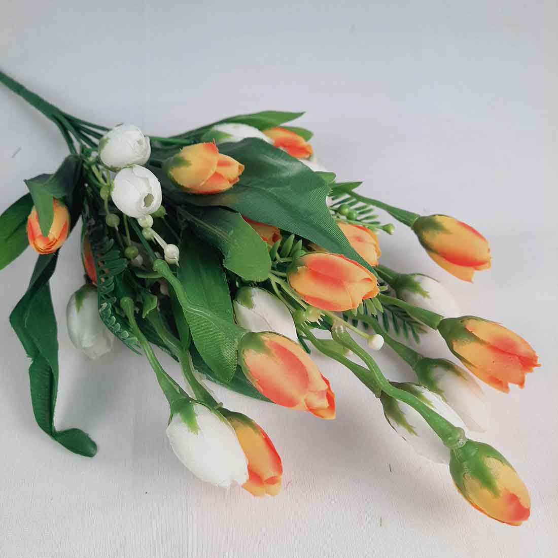 Artificial Flower Bunch- Apkamart #color_Orange