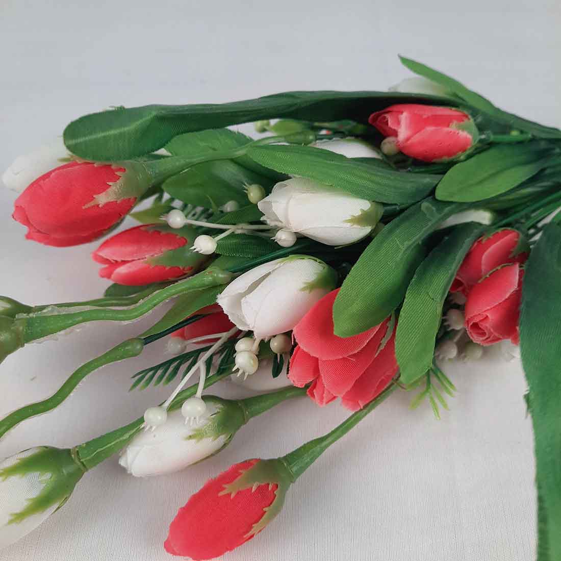 Artificial Flower Bunch- Apkamart #color_Dark Pink