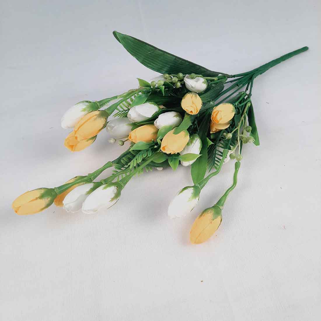 Artificial Flower Bunch- Apkamart #color_Yellow