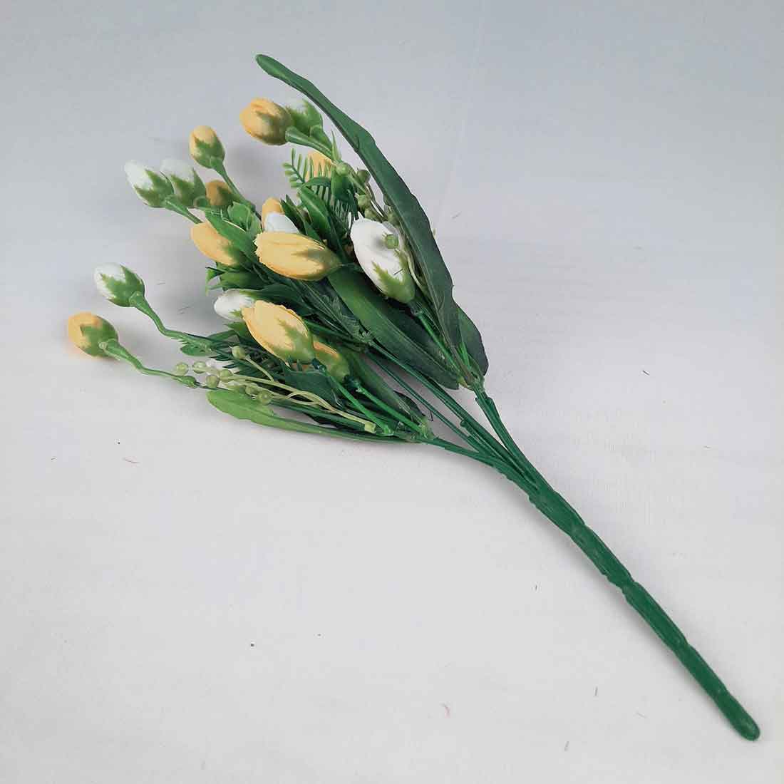 Artificial Flower Bunch- Apkamart #color_Yellow