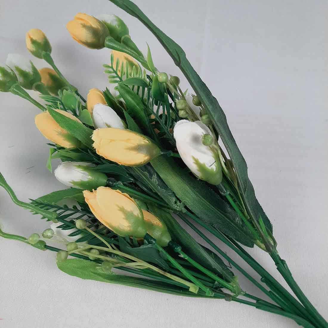Artificial Flower Bunch- Apkamart #color_Yellow