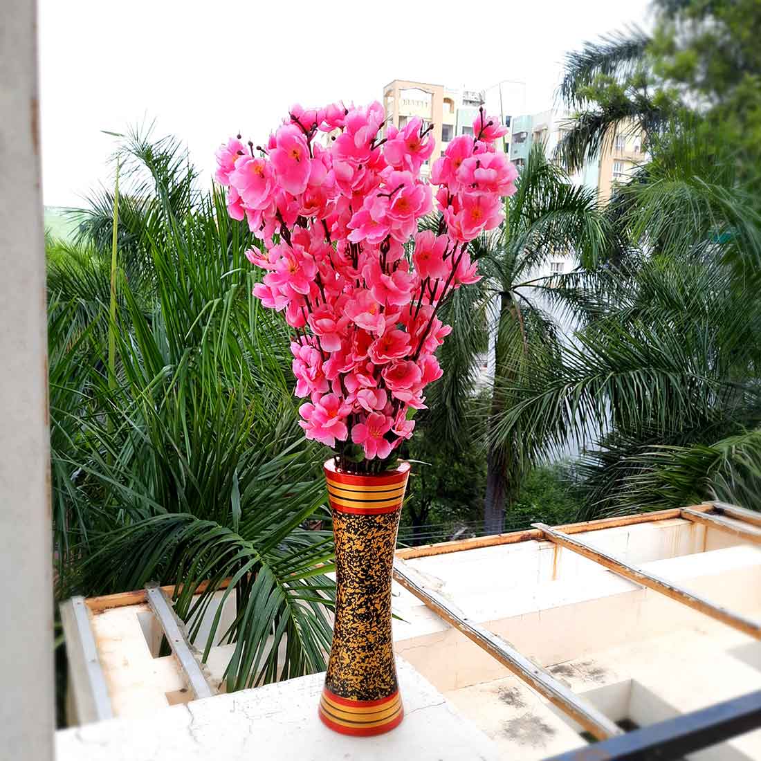 Artificial Flowers Bunch- Apkamart #color_Light Pink