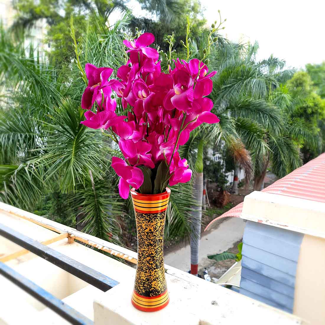 Artificial Flowers Bunch- Apkamart #color_Purple