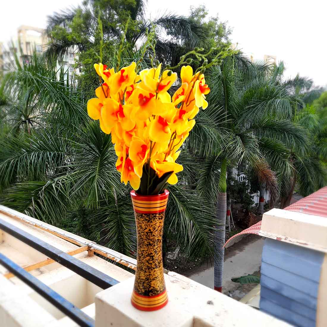 Artificial Flowers Bunch- Apkamart #color_Yellow