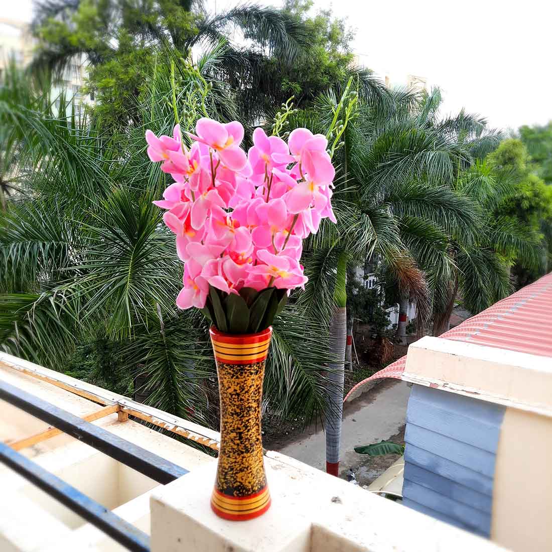 Artificial Flowers Bunch- Apkamart #color_Light Pink