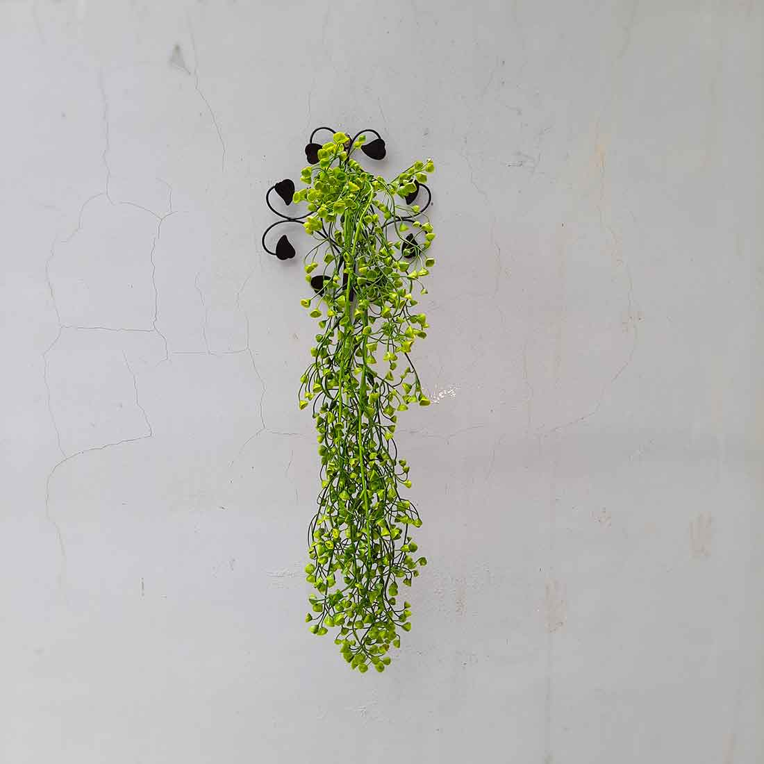 Artificial Plant- Leaf Plant with Metal Stand - For Home & Wall Decor - ApkaMart