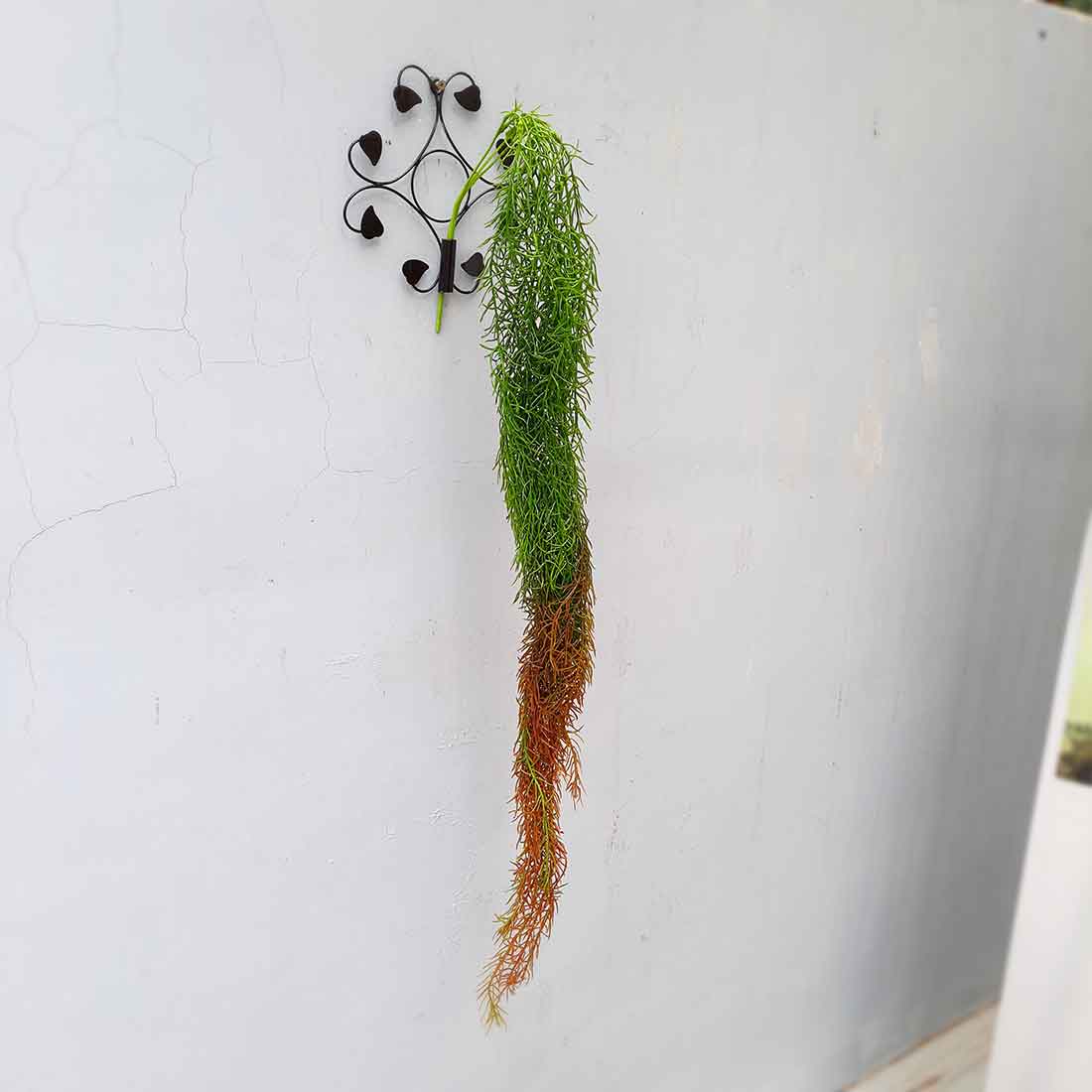 Artificial Plant- Leaf Plant with Metal Stand - For Home & Wall Decor - ApkaMart