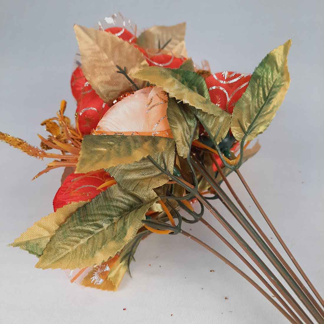 Artificial Flower Plants- Apkamart #color_Red