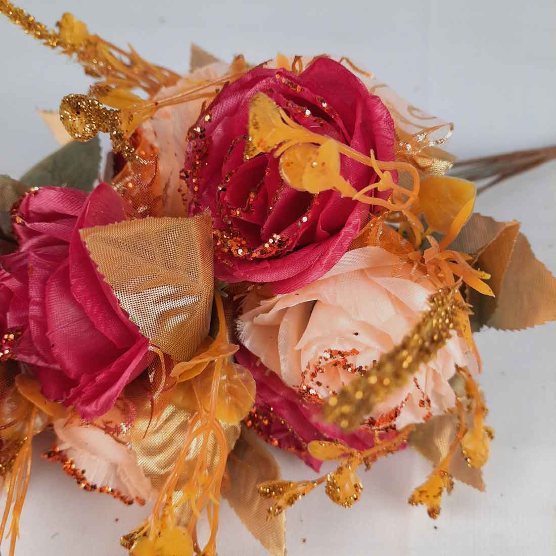 Artificial Flower Plants- Apkamart #color_Dark Pink