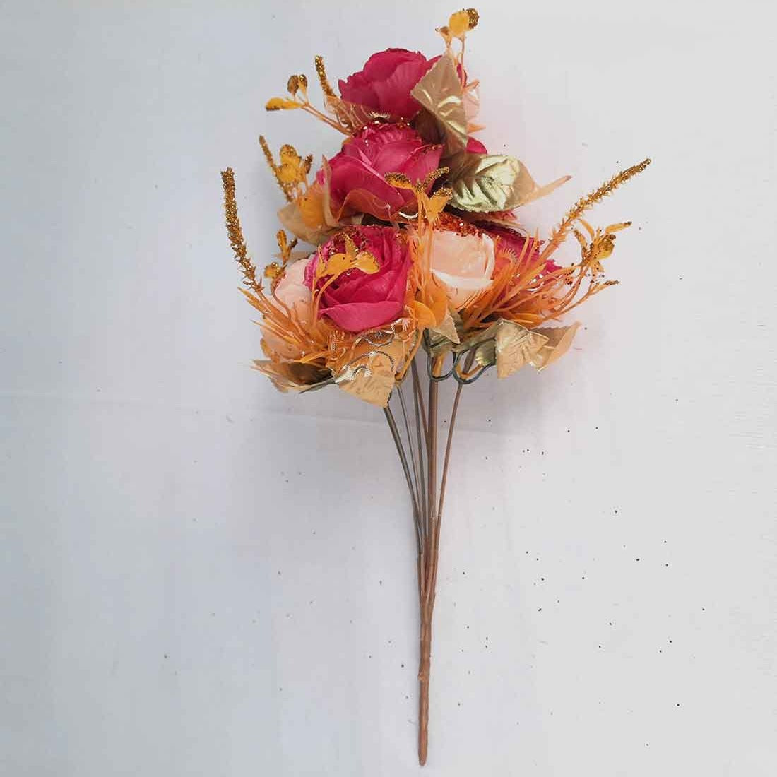 Artificial Flower Plants- Apkamart #color_Dark Pink