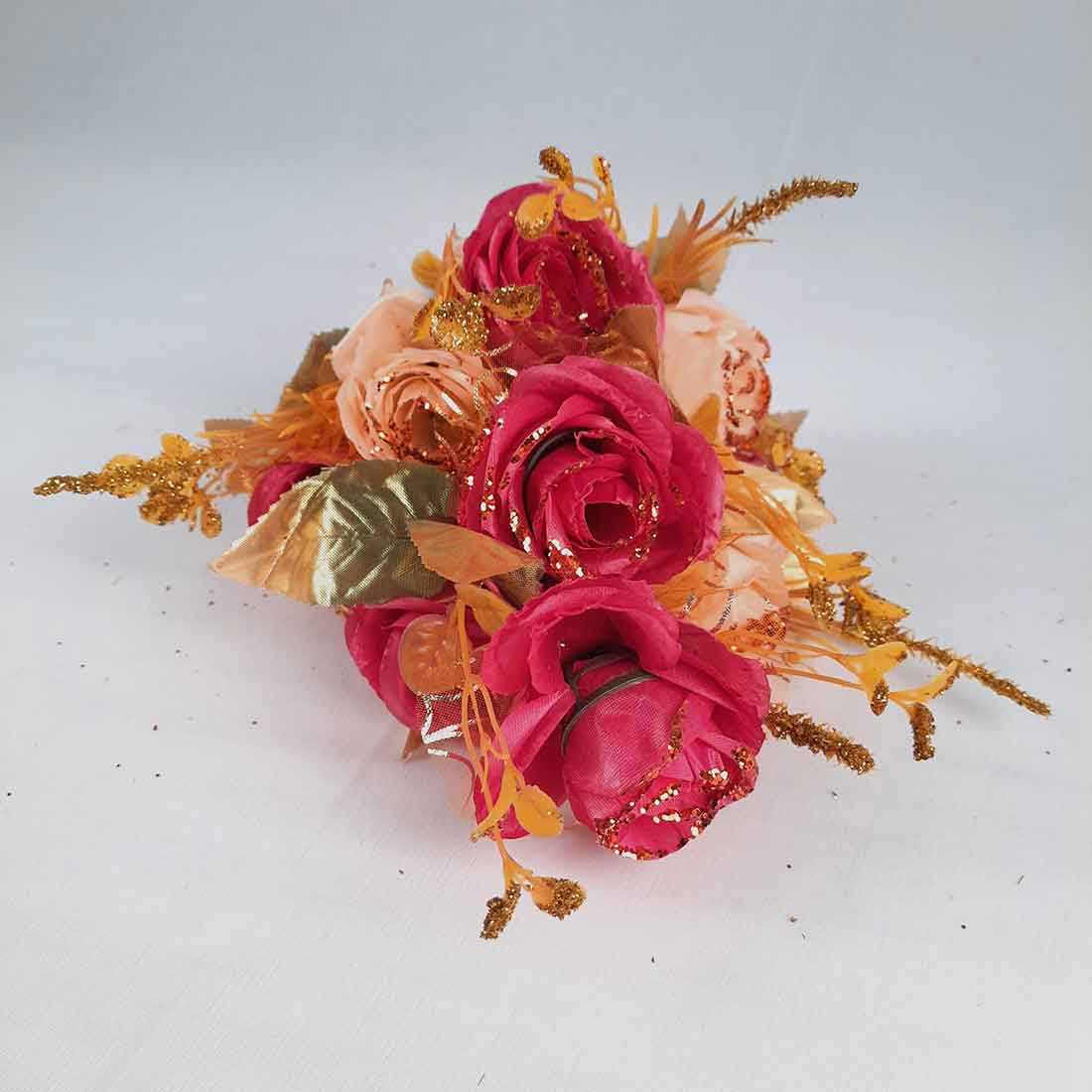 Artificial Flower Plants- Apkamart #color_Dark Pink