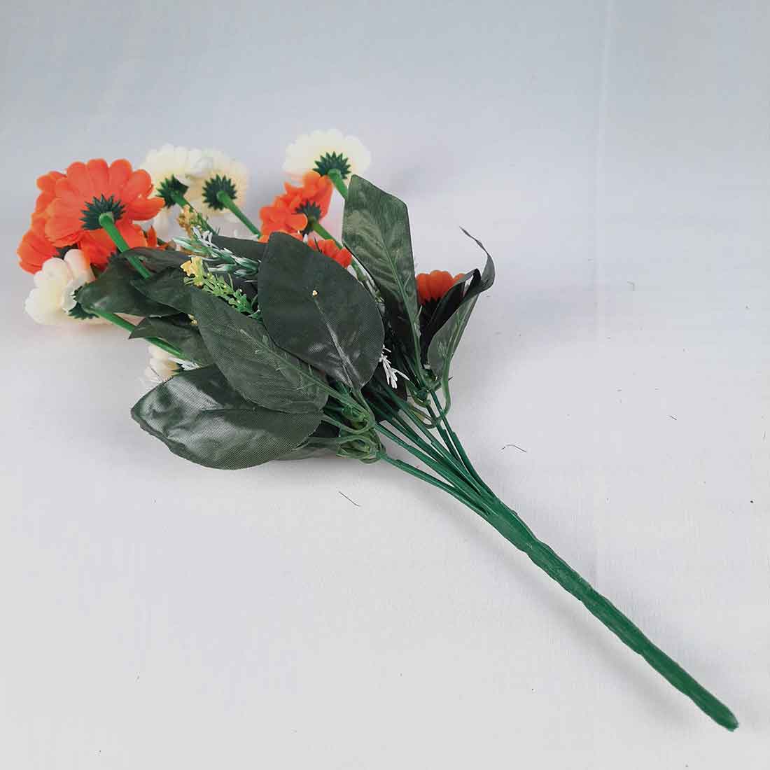 Artificial Flower Bunch- Apkamart #color_Orange