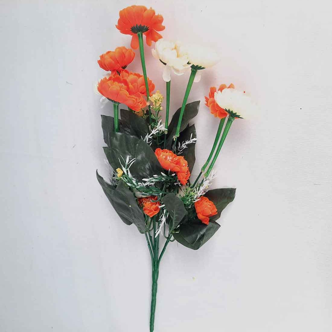 Artificial Flower Bunch- Apkamart #color_Orange