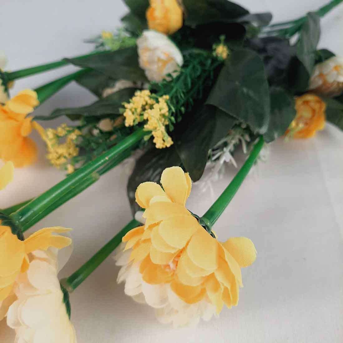 Artificial Flower Bunch- Apkamart #color_Yellow