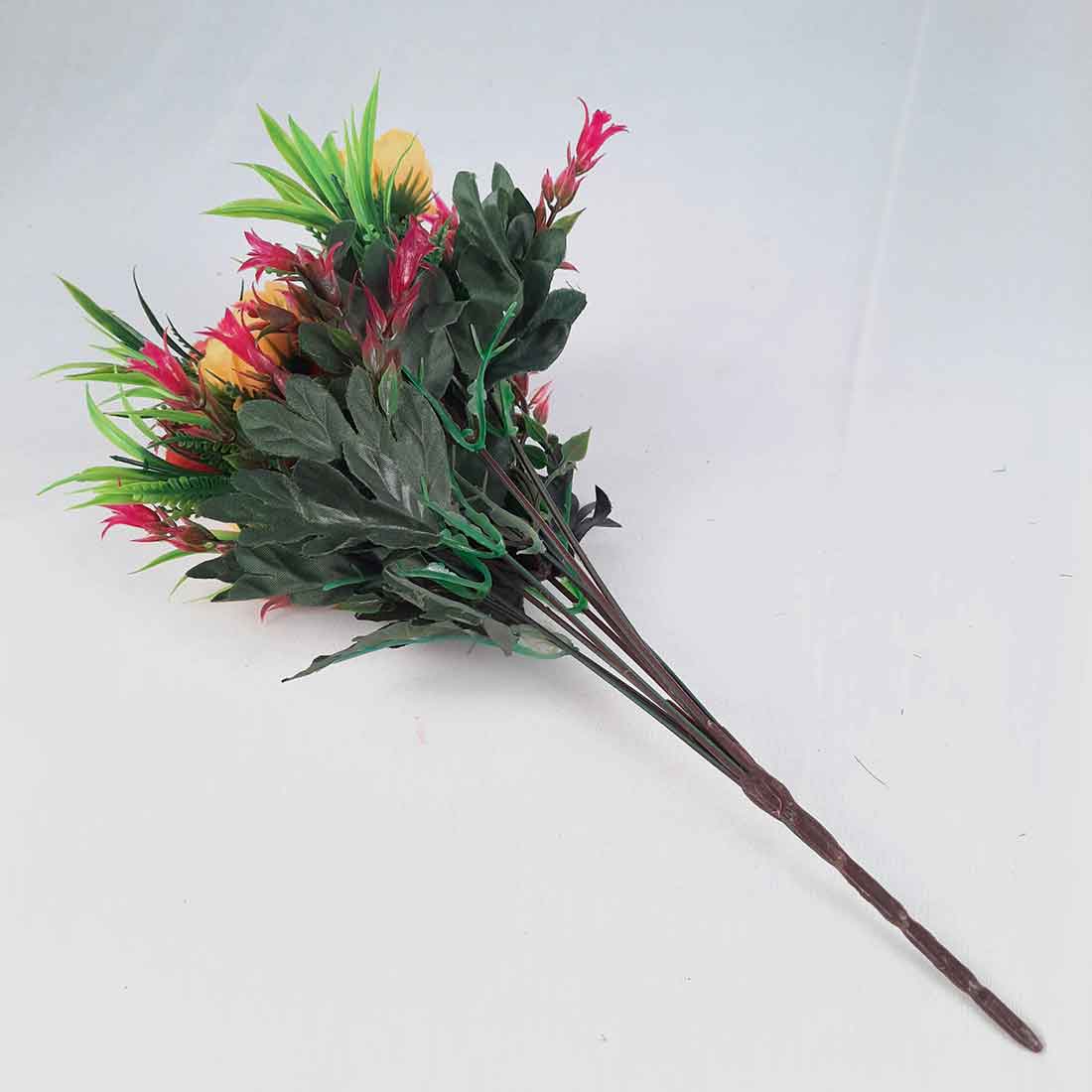 Artificial Flowers Bunch- Apkamart #color_Yellow