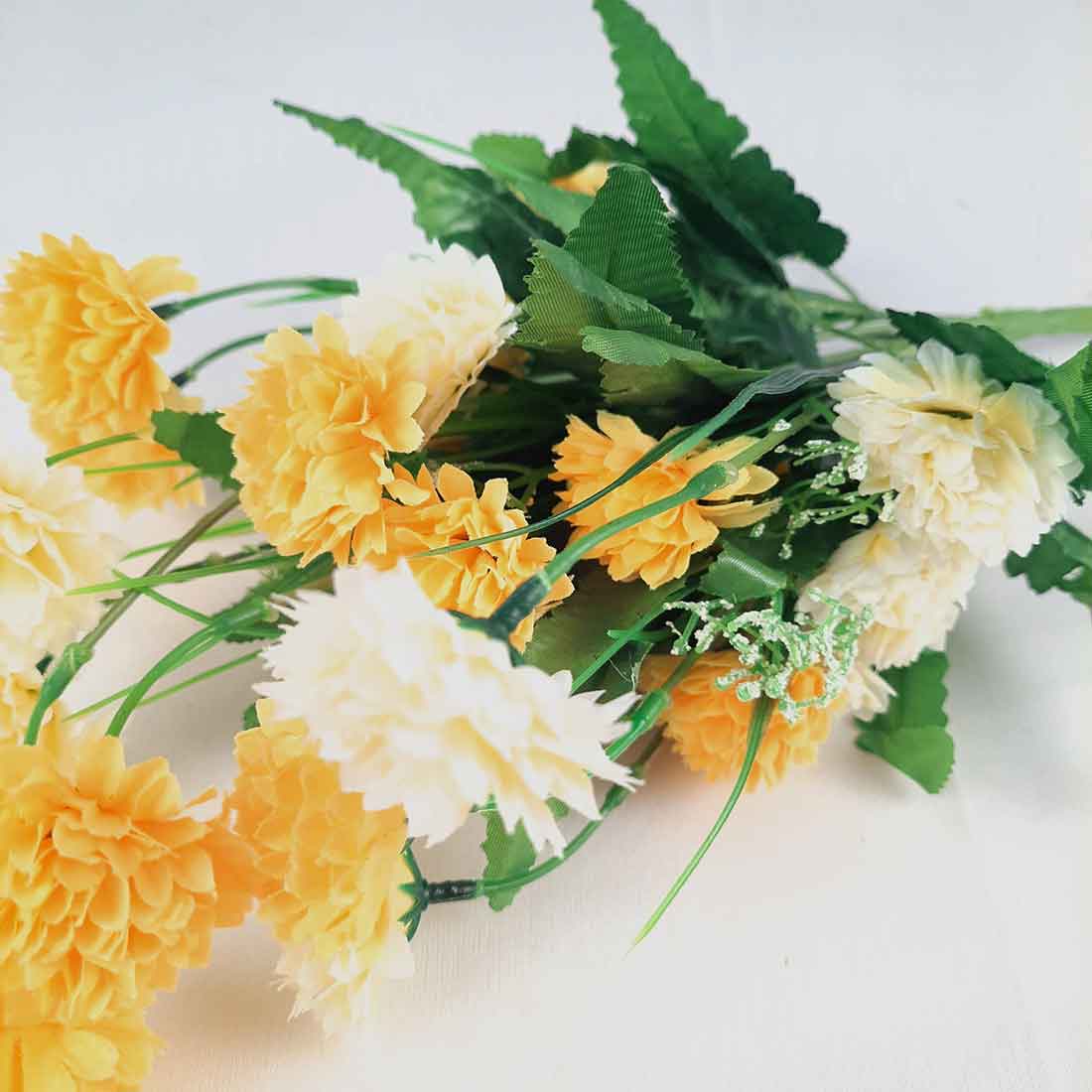 Artificial Flowers Bunch- Apkamart #color_Yellow