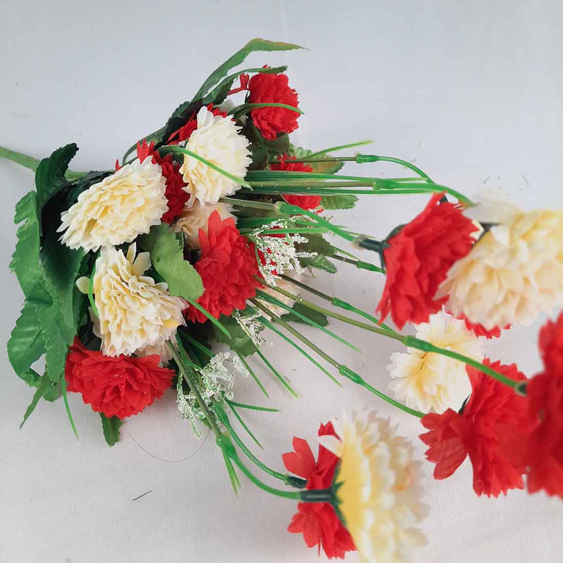 Artificial Flowers Bunch- Apkamart #color_Red
