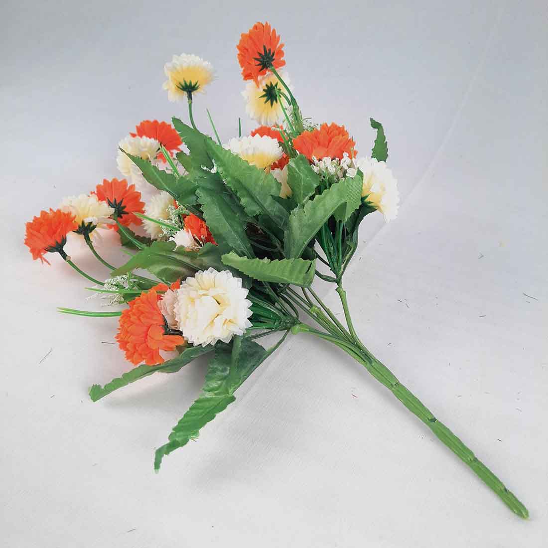 Artificial Flowers Bunch- Apkamart #color_Orange