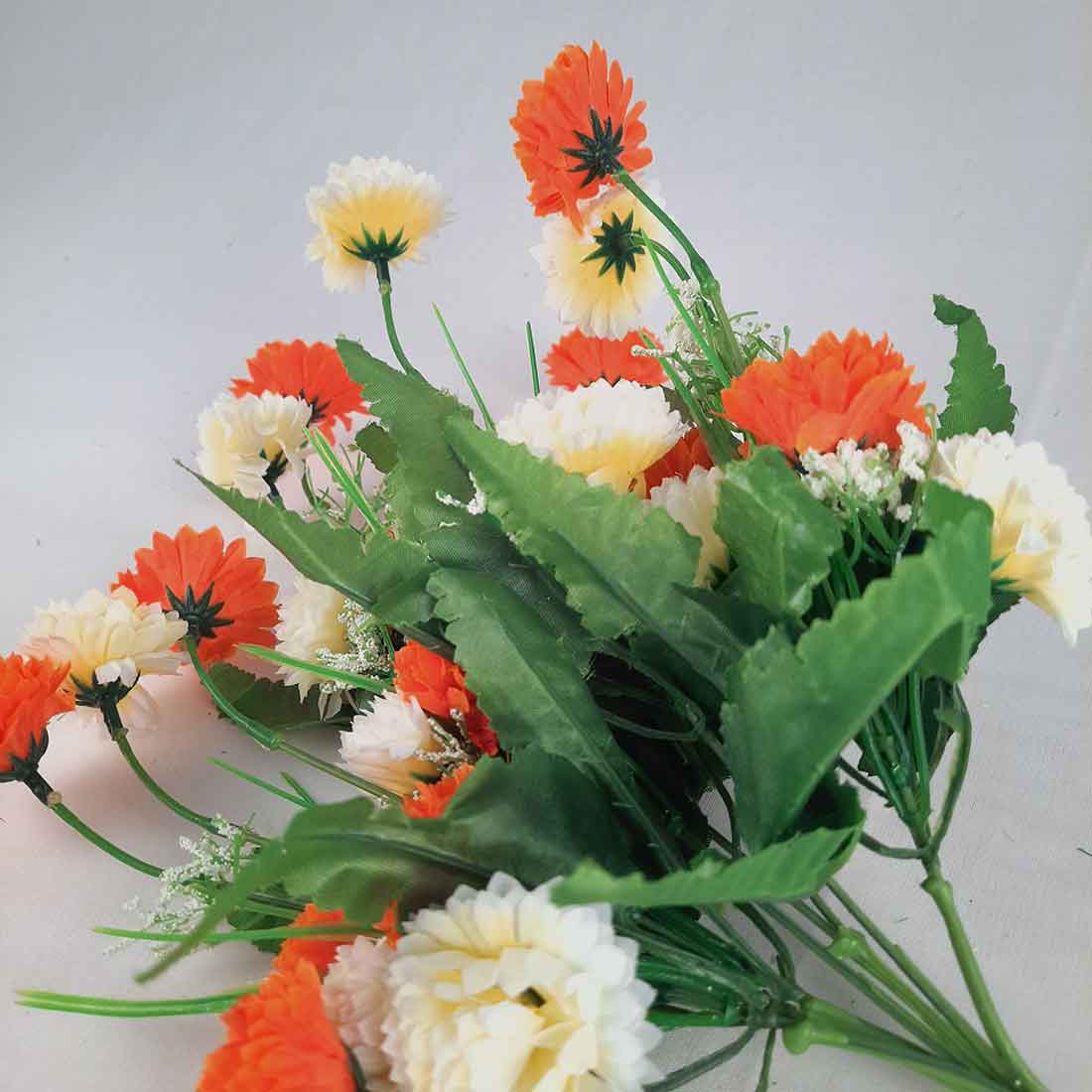 Artificial Flowers Bunch- Apkamart #color_Orange