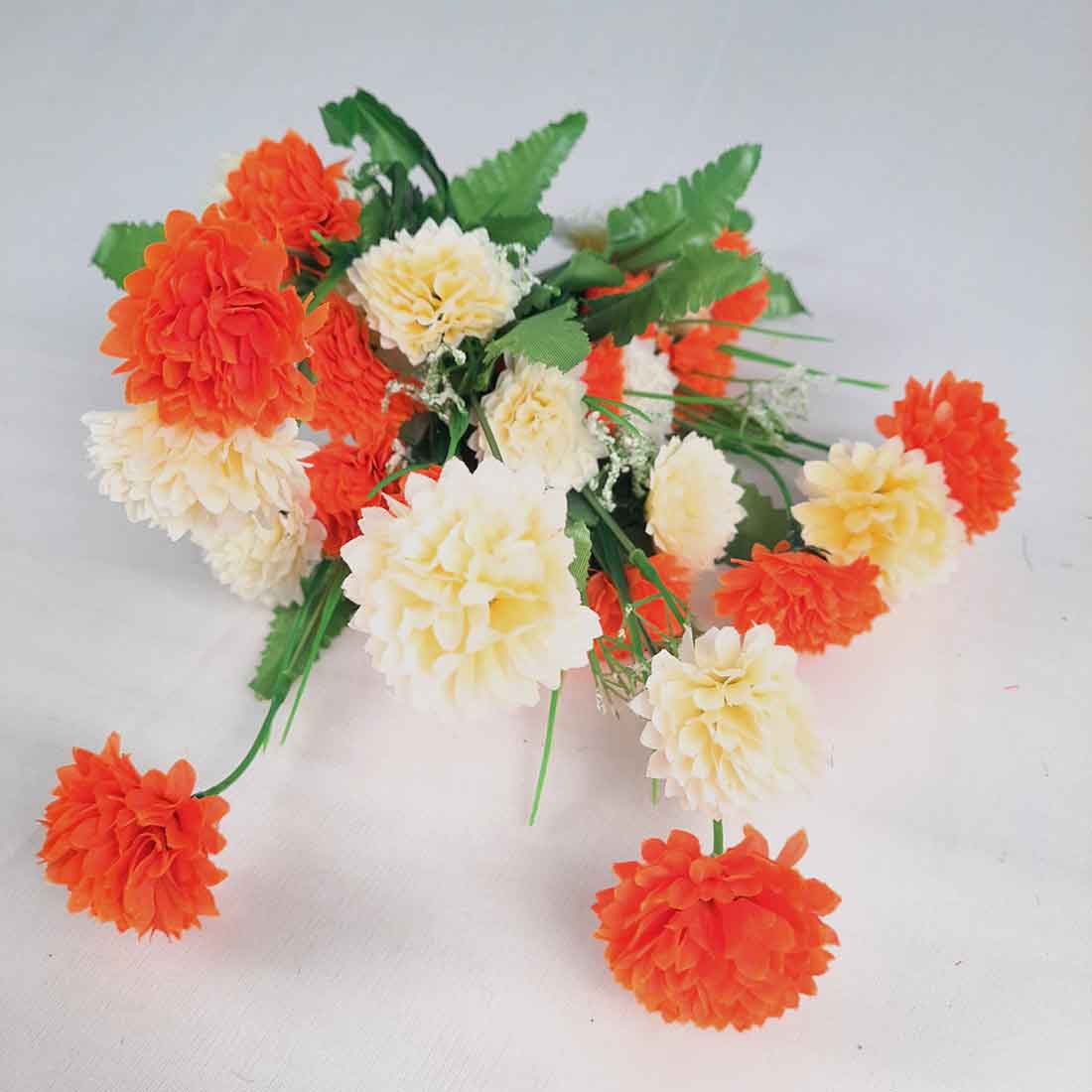 Artificial Flowers Bunch- Apkamart #color_Orange