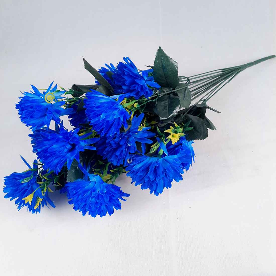 Artificial Flowers Bunch- Apkamart #color_Blue