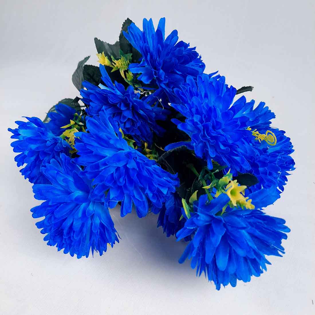 Artificial Flowers Bunch- Apkamart #color_Blue