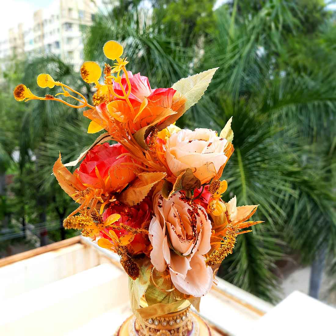 Artificial Flower Plants- Apkamart #color_Pink