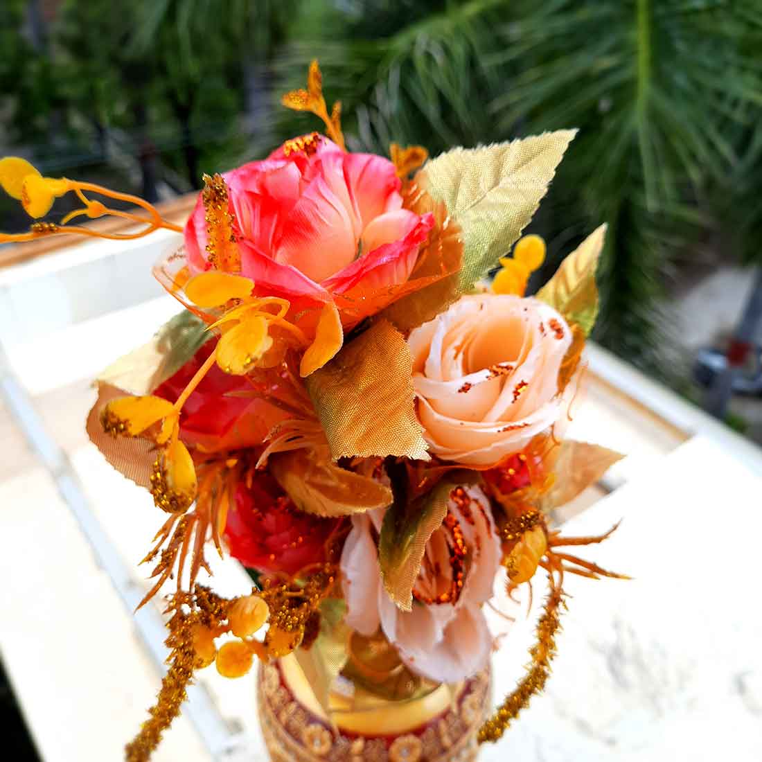 Artificial Flower Plants- Apkamart #color_Pink