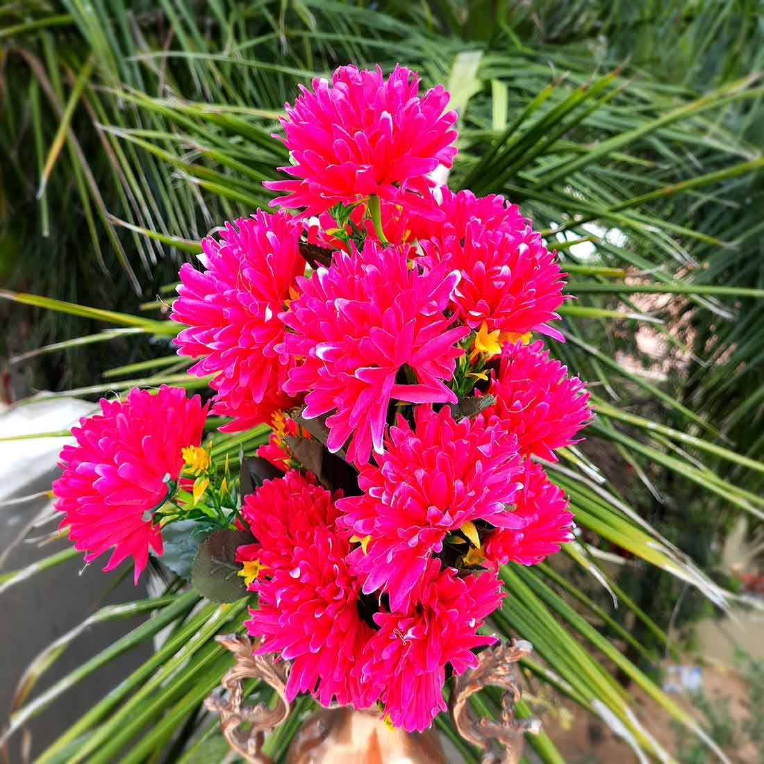 Artificial Flowers Bunch- Apkamart #color_Pink