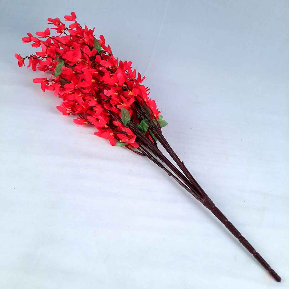 Artificial Flowers Bunch- Apkamart #color_Red
