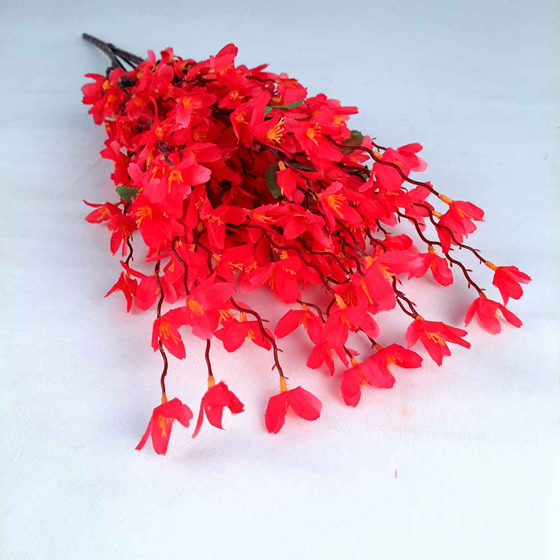 Artificial Flowers Bunch- Apkamart #color_Red