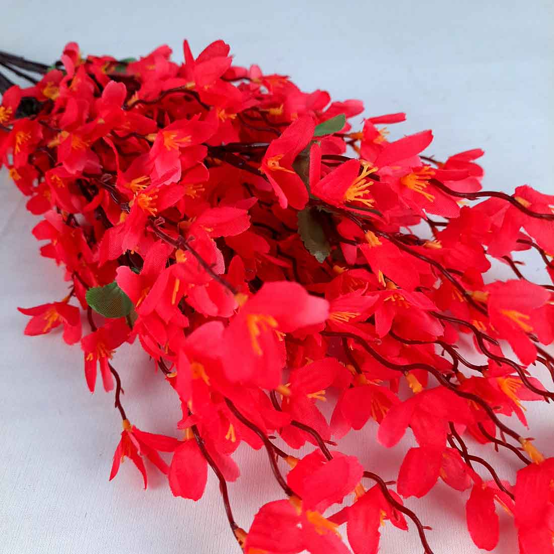 Artificial Flowers Bunch- Apkamart #color_Red