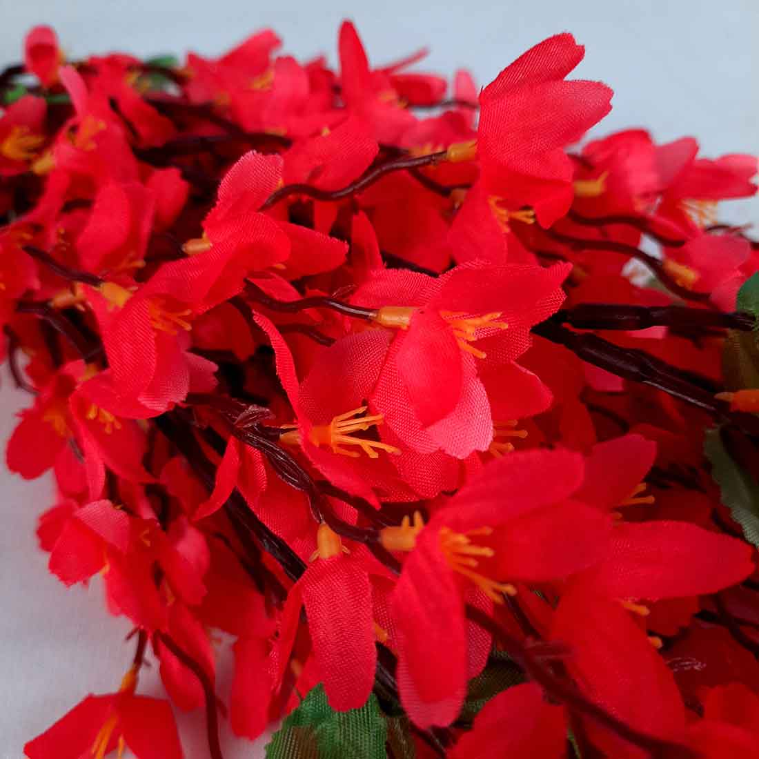 Artificial Flowers Bunch- Apkamart #color_Red