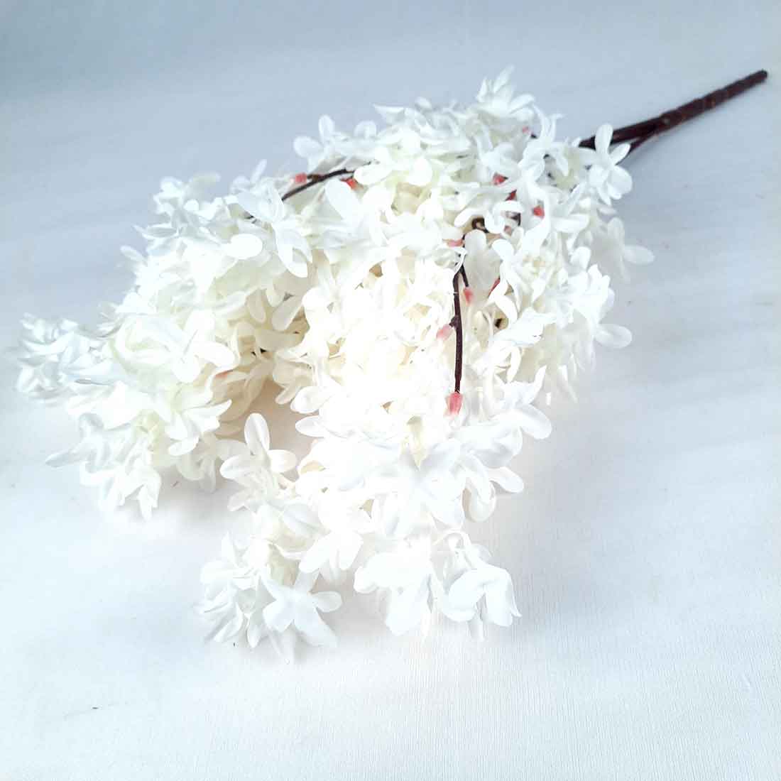 Artificial Flowers Bunch- Apkamart #color_White