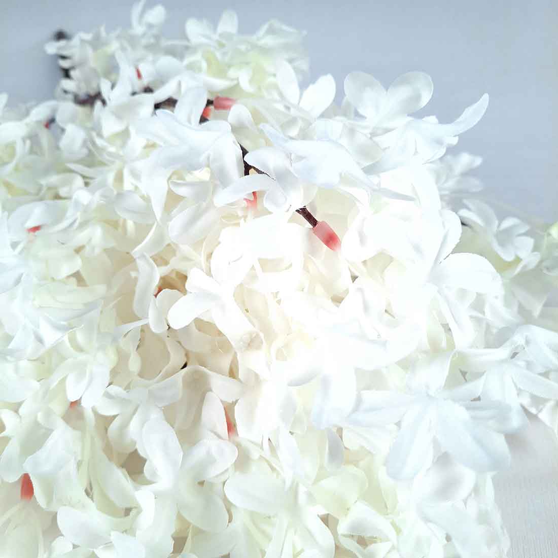 Artificial Flowers Bunch- Apkamart #color_White