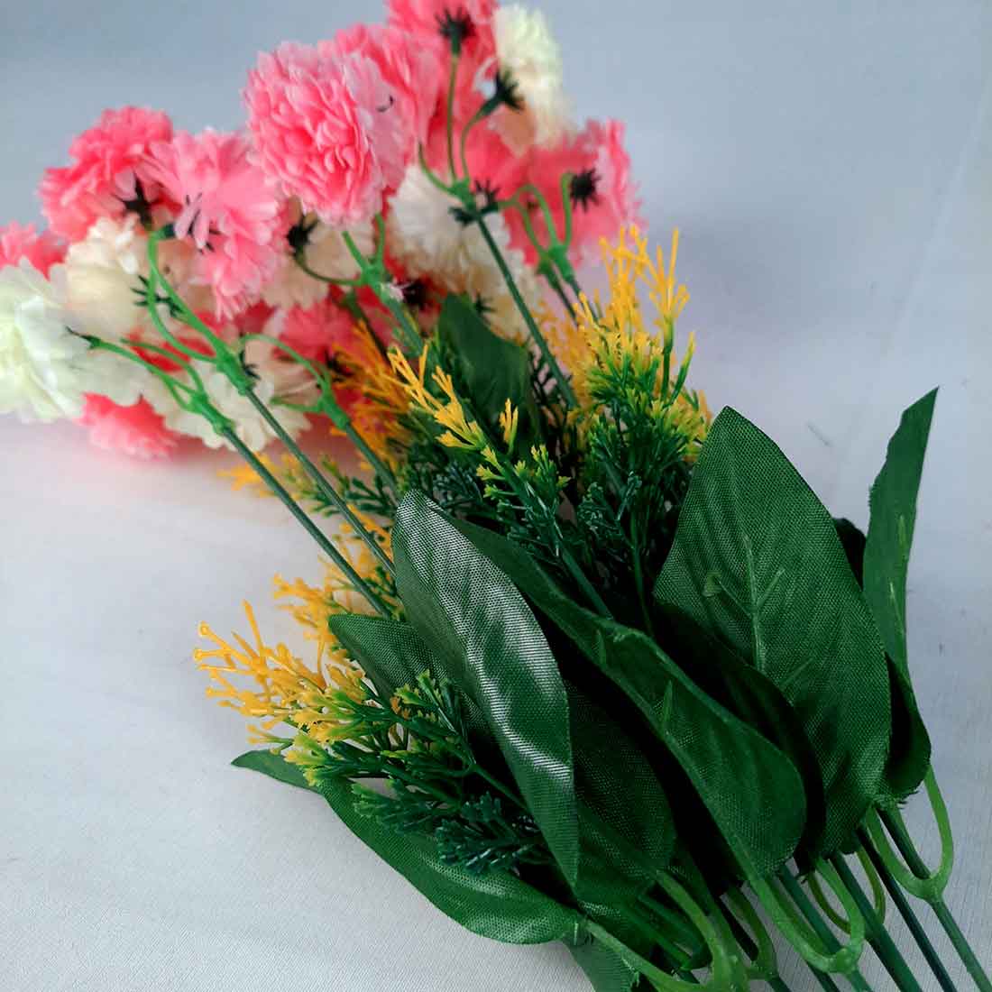 Artificial Flowers Bunch- Apkamart #color_Pink